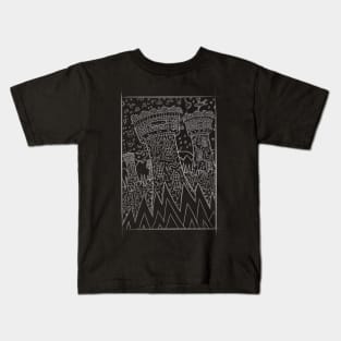 High Towers on Fire Kids T-Shirt